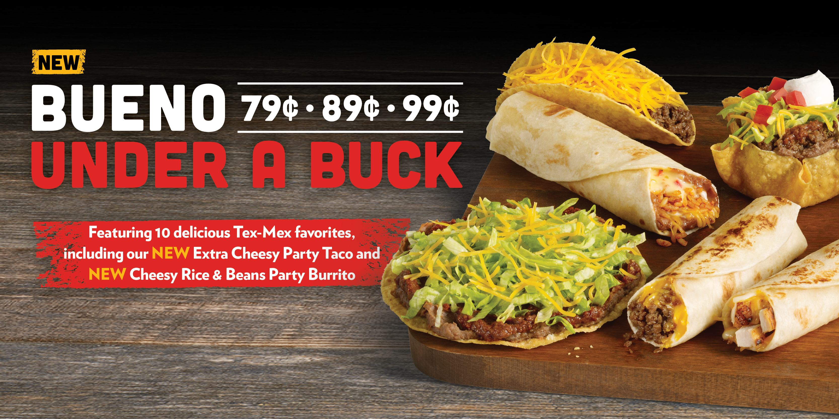 taco bueno tacos burritos platters